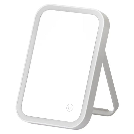 LED Makeup Mirror with Light, Folding Desktop Design